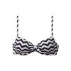 LASCANA Bikini zgornji del Grace, črna