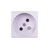 shumee Enojna vtičnica Simon Connect K45 z/brez 16A IP20 eloksiran aluminij K02/8