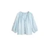 Desigual Bluza modra / mešane barve