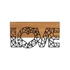 Wallity Zidna dekoracija Love - 323, 58 x 3 x 30 cm, Crna
