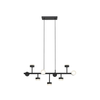 Klausen 149004 - LED luster na štangi COMFORT 9xLED/5W/230V crna
