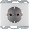 Berker Berker SCHUKO vtičnica za vtičnice aluminij 47157003, (20888064)