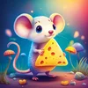 YAZZ Cute Mouse Square Puzzle 1023 kosov