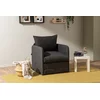 Atelier del Sofa Fotelja na rasklapanje Saga Single, 68 x 70 x 66 cm, Tamnosiva