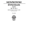 MOSZKOWSKI:ETINCELLES OP.36/6 (SPARKS)