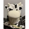 Dječja kapa funny animals - kravica crno bijela