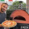 Pizza Party Peč na drva in plin Bollore - 1 kos (Bollore70GPL CORTEN BISCOTTO)