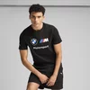 Mens Puma BMW M Motorsport Essentials Logo T-Shirt, Black, Clothing