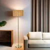 Aberto Design Podna lampa Bambu 07 , 162 cm, E27, IP20, Zlatne boje