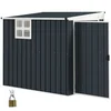 Homestar Vrtna uta 128x193x181 cm temno siva