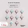 Chahua Samolepljive kukice, 10 komada, Višebojne