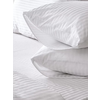 Posteljina Saten pruga BELA 200x220cm ( VLK000273-bela )