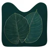 Temno zelena kopalniška preproga za WC 45x45 cm Jade – douceur dintérieur