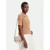 MICHAEL Michael Kors Torba za čez ramo kremna / kamela / zlata