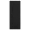vidaXL vidaXL Stenska omara Črna Orehovina 34,5 x 34 x 90 cm Konstruiran les, (5000107405)