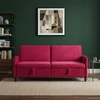 Sofa s pohranom Vinska crvena 192 x 78 x 87 cm Poliester