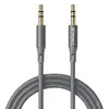 AUX 3.5mm v AUX 3.5mm audio kabel Techsuit SoundFleX AC3 Hi-Fi kakovost, 1m - siv