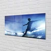 tulup.si Slika na akrilnem steklu Modra svetloba človek 120x60 cm 4 obešalnika