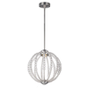 Elstead Lighting Elstead Oberlin LED stropna svetilka z 1 majhno kroglasto svetilko, saten nikelj, (22098434)