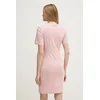 Bombažna obleka Tommy Hilfiger roza barva, WW0WW43830