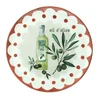 Andrea Fontebasso Krožnik za pizzo Cinzia 33cm/olivno olje/porcelan