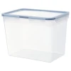 IKEA 365+ Posuda za hranu s poklopcem, pravougaono/plastika, 10.6 l