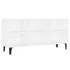 TV ormarić s metalnim nogama bijeli 103,5 x 30 x 50 cm