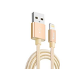 Xwave kabl za punjač USB A 2.0 (muški) na lightning (muški) 1.2m zlatni upleteni
