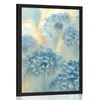 Plakat modri regrat v akvarel varianti - 40x60 silver