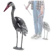 KADAX Vrtna figurica Figurica Vrtni okras Dekoracija Velika čaplja 70 cm XXL, (5000350992)