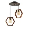 OPVIQ Luster Hexagon Double Dark G Glass