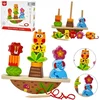 Tooky toy drveni balans blokovi - životinje