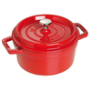Casserole kozica, 22 cm, češnja, litoželezna, Staub