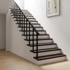vidaXL Stopnice 4 kos 120 x 30 x 2 cm Temno rjava Trda bukovina