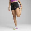 Womens Puma RACEDAY ULTRAWEAVE 3 Split Shorts, Black, Size XXL, Clothing