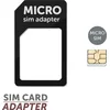 Čierny Micro SIM adaptér (Micro SIM-SIM)