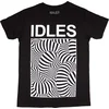 Idles Majica Psych Tubes Unisex Black L