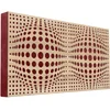 Mega Acoustic FiberPRO120 AcouSphere Sonoma Oak/Dark Red Absorbent leseni panel (Poškodovano)