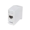 Keystone adapter za DIN letev Cat.6A, 2x RJ45 B/B konektor Cat.5e, oklopljen