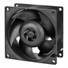 Arctic S8038-7K - 80mm ventilator za ohišje - dvojni kroglični ležaj - največ 7000 vrt/min - PWM regulacija