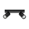 Ledvance - LED zidna spot svetiljka OCTAGON 2xGU10/3,4W/230V 2700K crna