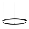 Ideal Lux - LED luster na sajli ORACLE SLIM LED/37W/230V 4000K prečnik 70 cm crna