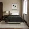 vidaXL Poletna odeja Antracit 135 x 200 cm Mikrofibra in Teddy flis