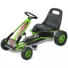Go Kart s Pedalama i Podesivim Sjedalom Zeleni