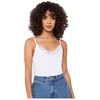 Vero Moda Ženska majica brez VMINGE Slim Fit 10229188 Bright White (Velikost XXL)