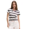 Cropp - Prugasta majica - white