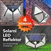Solarni LED Reflektor sa senzorom pokreta 4 komada