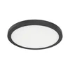 LED plafonsko svetlo EVORA LED/18W/230V 3000/4000/6000K prečnik 22,5 cm crno
