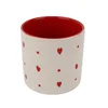 Cute&Cool HOME dekor šolja sa srcima bela 400ml