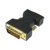 Adapter DVI-I (M) - VGA (F) crni